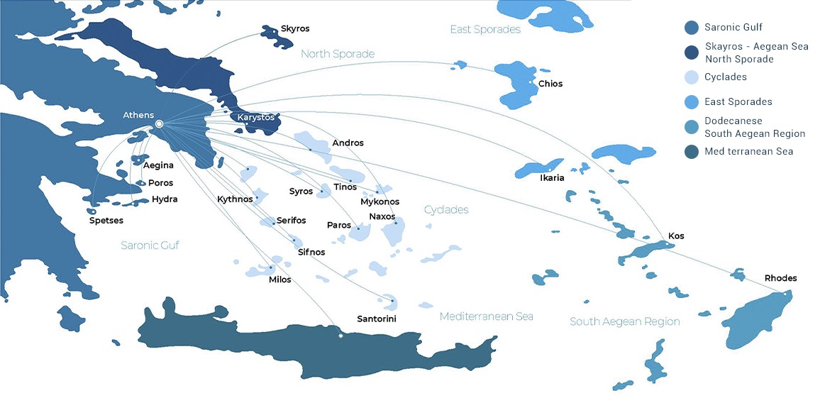 Яхтенные маршруты в Греции. 