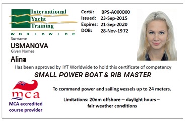 Small Power Boat & RIB Master